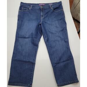 Gloria Vanderbilt Amanda Jeans Stretch Denim 20W Short Crop